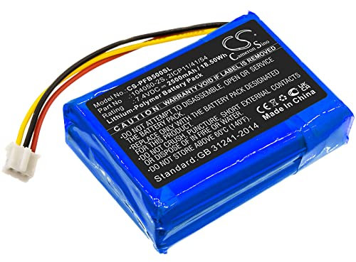 TCTK Akkus 2500mAh Kompatibel mit [Philips] B5/12, Fidelio B5, Fidelio E5, E6, F5, HTL9100, HTL9300, Soundbar HTL9100 Ersetzt 104050-2S, 2ICP11/41/54
