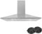 UNIVERSALBLUE Campana Extractora 90 cm Piramidal Acero Inoxidable | Extractor Aire | Filtros de Carbono | 3 Velocidades | Control por Botones | Clase Energética C | Campana Sin Salida de Humos