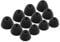 Okuli 12 x Silicona Gomas Auriculares Puntas de Repuesto para Samsung Galaxy Buds 1 Auriculares en Negro