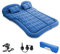 Ergocar Auto Luftmatratze SUV Aufblasbare Matratze mit Pumpe MPV Air Bett Camping Auto Kissen Erhöhte Luftmatratze Für Camping Reisen Hinterhof Strand (Blau)
