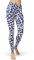 sissycos Damen Leopardenmuster Leggings Hohe Taille, Sanft Elastisch Jogginghose Strumpfhosen Lang(Pfauenmuster,M)