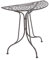 BUTLERS Gartentisch halbrund (70 x 35 cm) -Mandala Garden- Vintage Balkontisch aus Eisen in Dunkelbraun für 2 Personen | Indoor Outdoor Wetterfest Möbel für Balkon, Terrasse, Garten