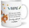 OWLBOOK® Personalisierte Tasse für Kinder Personalisiert Boho Eichhörnchen Tasse Geschenke Geschenkideen für Kinder Junge Mädchen zum Geburtstag Schulanfang Kindertasse Keramik 300 ml