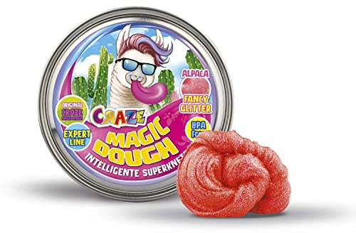 Magic Dough Chamäleon - Intelligente Knete Kinder , Superknete in 80g Dose , Glutenfreie Knete sortiert geliefert