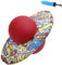 Fitness Ballon Sauteur Pogo Ball Épaissir Ballon d'Équilibre/saut/fitness/gym Bouncing Ball Hopper Jouet de Boule Anti-déflagrant Balance Board multi-usage pour Enfants et Adultes (Graffiti rouge)