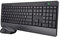 Trust Trezo Wireless Keyboard and Mouse Set, QWERTY UK Layout, Sustainable Design, Silent Computer Combo, 48 Months Battery Life, 2.4 GHz, Spill Resistant, Home Office, Work, PC, Black
