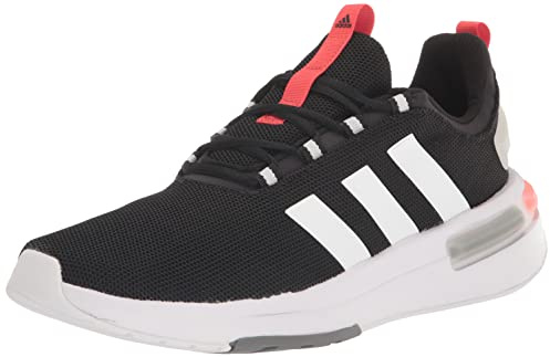 adidas Men's Racer TR23 Sneaker, Black/White/Grey, 9 UK