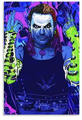 AIPHE Leinwand Bilder Jeff Hardy Raumdekoration für Teenager-Mädchen, Wandmalerei für Wohnzimmer, Badezimmer, Küche, Wandkunst 60x90cm Kein Rahmen