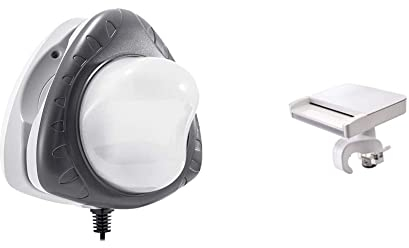 Intex Wasserfall- Bachlaufsets 56028, bunt, Einheitsgröße & magnetische LED-poolbeleuchtung