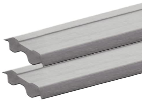 2 x Hobelmesser Wendemesser HSS 18% passend für das Spannsystem Tersa | Abmessungen (Länge x Breite x Stärke): 410x10x2,3mm