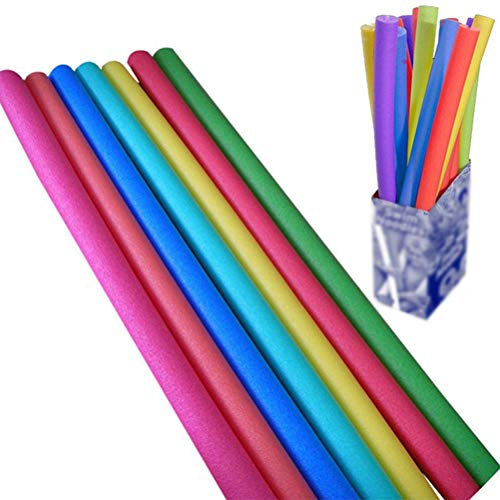 RiToEasysports Lot de 2 Nouilles de Piscine avec 2 Connecteurs Tube de Mousse Flottant pour Nouilles de Piscine de 59 Pouces