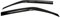 2X Windabweiser Regenabweiser kompatibel mit Mercedes Vito W638 1996-2003 Acryl Dunkel