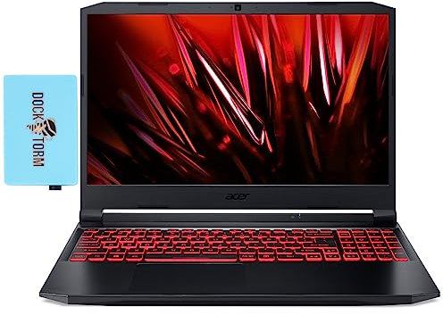 acer Nitro 5 Gaming Laptop de 15.6 pulgadas FHD 144Hz IPS (Intel i7-11800H de 8 núcleos, 32 GB de RAM, SSD PCIe de 2 TB, GeForce RTX 3050 Ti 4GB, KYB retroiluminado, WiFi 6, Win 10 Pro) con base