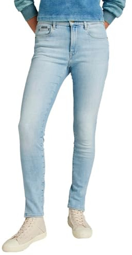 G-STAR RAW Damen 3301 Skinny Split Jeans, Blau (Sun Faded Bluejay D24761-C051-G307), 31W / 30L