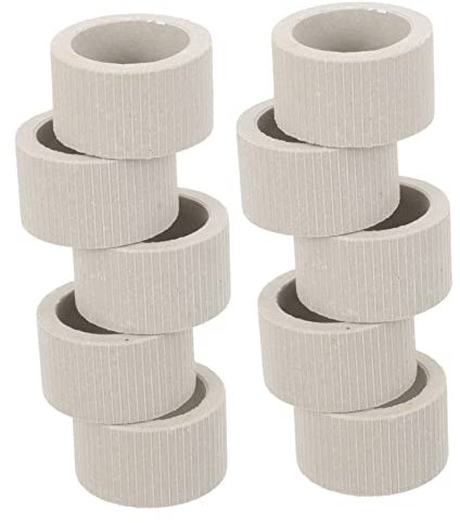 HEALEEP Ceramic Plant Holder 10Pcs Water Plant Cups Aquarium Fixed Rings for Small Fish Tank Decoration and Aquatic Cultivation Accessories