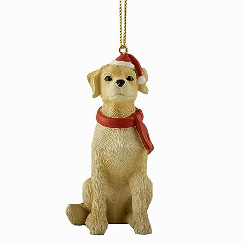 Gelber Labrador Hängende Ornament Figur Wohnkultur - Osterkranz Dekoration, Frühlingskranz Dekoration, Osterkorb Geschenk