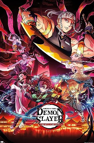 Puzzle 1000 Teile Demon Slayer Manga 1000 Pieces Puzzle Impossible Puzzle for Adults and Children from 14 Years, Puzzle in Panorama Format 75 x 50 cm