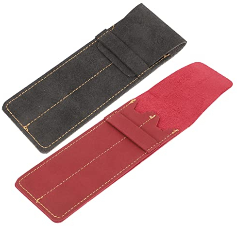 COHEALI 2St Etui Manga-Stift Halter für Tintenroller ledermäppchen für stifte Stift aufbewahrung Füller Stifttaschen für Verpackungszwecke Stifthalterhülle gefrostet Schutzhülle Halterung