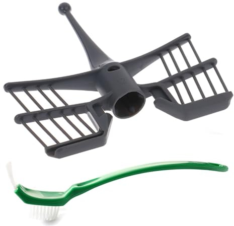 ANBOO Schmetterling Rühraufsatz für Thermomix TM5 TM6 TM31,Thermomix Zubehör,Thermomix Rühraufsatz,Thermomix Schmetterling,Lebensmittelecht Mixer Zubehör Ersatzteile(Mit Pinsel)