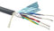 Cavo schermato RVSP a doppino Intrecciato da 2 Metri/pz 26/24/22/20/18AWG 2 core/4/6/8 Core RS485 Cavo di Controllo del Segnale Cavo Audio in Filo di Rame stagnato(4 Cores 2Meters,18AWG 0.75mm2)