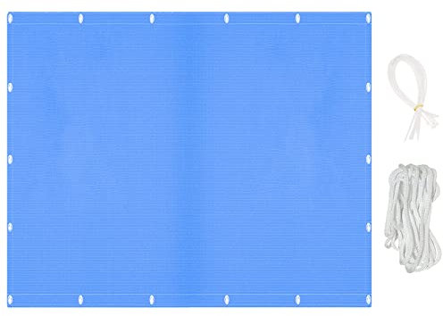 2,2 x 7,5 m, tenda parasole per esterni, rettangolare, per piscina/terrazza/balcone, resistente ai raggi UV e traspirante