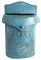 lhyangroupao Briefkasten, Postkasten, Briefkästen, Wandbriefkasten, Vintage-postbox, Hängebriefkasten, Metallbriefkästen für Draußen, Geeignet für Veranden und Gärten im Freien(Blue)