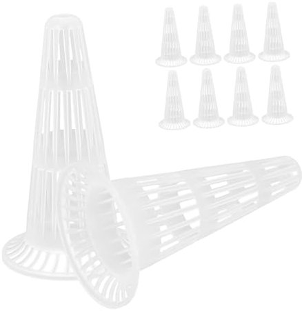 KITANDOVE 10 Pièces Tapis de Drainage pour Pot de Fleur pour Trous de Drainage Maille pour Plantes Tamis de Pot de Fleurs Filtre pour Trous de Pot de Fleurs Tapis de jardinière PP