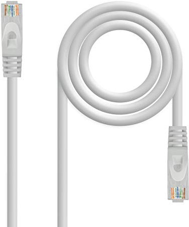 Blendend Cable de red LATIGUILLO LSZH CAT 6A UTP AWG 24, 10 m - alta velocidad de transmisión, bajo humo, ideal para redes internas y conexiones seguras.