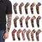 Riisoyu 16 Stück Tattoo Ärmel Set, Tattoo-Armstulpen Fake-Tattoo-Armbedeckungen Sonnencreme Armlinge Gaming Arm Sleeve Tattoo-Sleeves für Männer und Frauen Sport-Ärmel für Basketball, Laufen, Golf