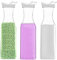 Pack of 3 Liquid Laundry Detergent Dispenser,1.5L PET Laundry Detergent Storage Container, Reusable Detergent Storage for Fabric Softener, Scent Booster