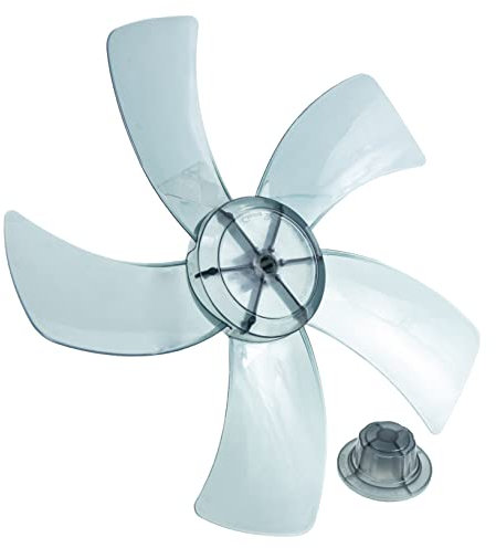 TOPPERFUN Household Plastic Fan Blades Replacement for Pedestal and Table Fans Sturdy Design Convenient Airflow Upgrade for Summer Cooling