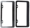 2PCS Carbon Faser -Kennzeichen -Rahmen Anti -Diebstahl -Design Easy Installation für Autowagen Universal