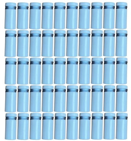 Gitohoni 50 Clavos para Anuncios en Pared, Ideales para Exhibiciones de Imágenes, Blanco