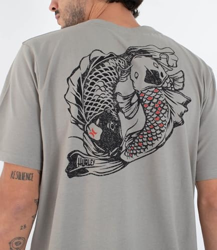 Hurley T-Shirt Short Sleeve Men - Tattoo Green