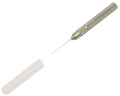 perfeclan Model Glue Dispensing Assistant Model Crafts Tool Easy to Use Sturdy Multifunctional Mini Metal Glue Dispenser for Handcrafts, 0.25mm