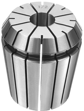QUARKZMAN Portabrocas De Resorte ER40 1/2 Portabrocas De Precisión | Acero Al Resorte 65Mn, Para Fresadora CNC Torno Grabado Herramienta