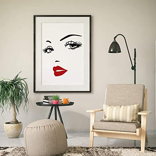 Adesivi da parete Bella Viso Carta Da Parati Autoadesivi Impermeabile PVC DIY 3D Decal Bagno Soggiorno Pavimento TV Sfondo Decor