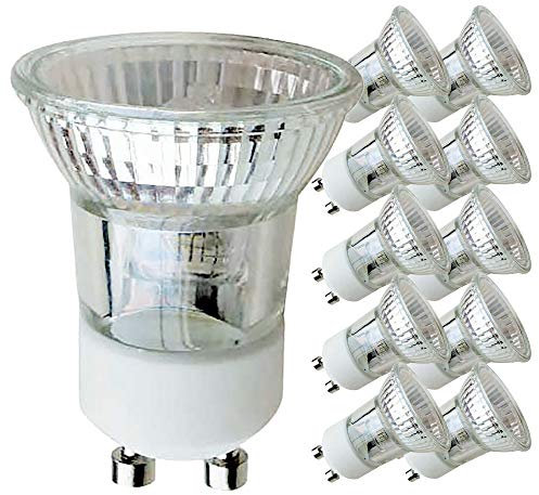 NCC-Licht 10 x Halogen Reflektor klein GU10 20W MR11 230V flood 30° warmweiß 2700K dimmbar