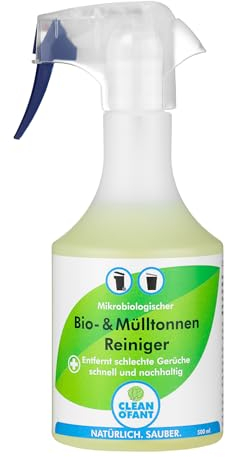 CLEANOFANT Bio- & Mülltonnen-Reiniger 500ml - Mikrobiologischer Mülltonnenreiniger Biotonnenreiniger