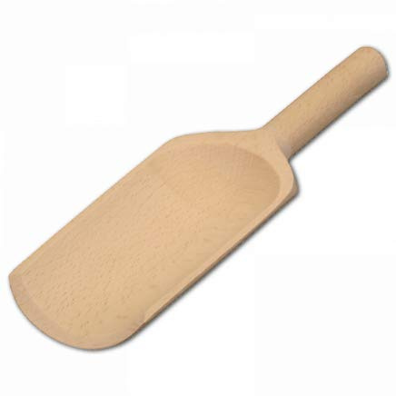 10x HOFMEISTER® Dosier-Löffel aus Buchen-Holz, 18 x 5 cm, Schaufel für Gewürze, Kaffee, Getreide, sicheres Dosieren, Abwiegen & Befüllen, Mess-Löffel aus Buchenholz