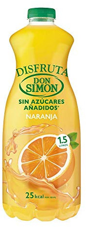 ZUMO DE NARANJA DON SIMÓN DISFRUTA PET 1.5L (6 BOTELLAS)