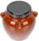 YARNOW 1 Pc Pot De Kimchi en Céramique Kit De Fermentation SAS à Air Jar De Crock De Fermentation en Céramique Pot De Pot avec Couverture Fer Blanc Réservoir De Stockage