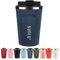 SUNTQ Reusable Coffee Cups Travel - Coffee Travel Mug with Leakproof Lid - Thermal Mug Insulated Cup - Stainless Steel Coffee Travel Cup - for Hot and Cold Drinks (Dark Blue, 13oz/380ml)