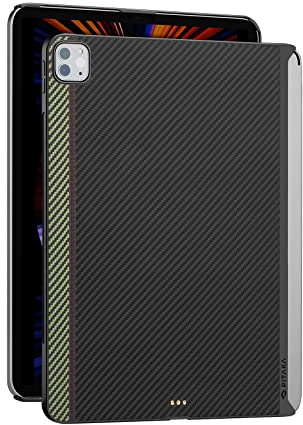 PITAKA Hülle für iPad Pro 11 Zoll 2021 Magnetische Schutzhülle Kompatibel mit Magic Keyboard Ultradünn Tablet Hülle aus Aramidfaser [MagEZ Case 2] Ouvertüre