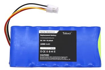 5200mAh AUVTKALL Replacement Battery for Husqvarna AM430X AM440 AM550 Autmower 430X 550 320 330X 420 430 191304274 440 204681190 450X 191409786 588146401 589 58 52-01 -02 18V