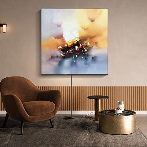 Handgemalte Acrylbilder, Kreative Farbtextur, Farblich Passend, Minimalistisch, Abstrakt, Modern, 100 % Original, Rahmenlose, Handgemalte Ölgemälde Auf Leinwand Für Die Familienwand, Wohnzimmer,
