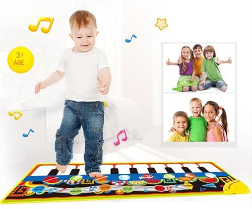 Kids Music Piano Dance Mat Keyboard Musical Birthday Toys 3+