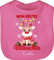 Lätzchen - Geschenke - Mein erstes Weihnachten mit Name personalisiert I Weihnachtsoutfit Baby I 1. Weihnachten - Unisize - Pink - christmas my latz weihnachts first laetzchen weihnachtliche