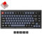 Keychron V1 Verdrahtete mechanische Tastatur mit Drehreglern 75% Deutsch DE ISO Layout QMK/VIA Programmierbar mit Hot-swappable Keychron K Pro Rot Schalter Mattschwarz