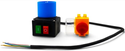 Schalter-Stecker-Kombination DZ08-1 230V Not-Aus 0,8m Kabel IP54